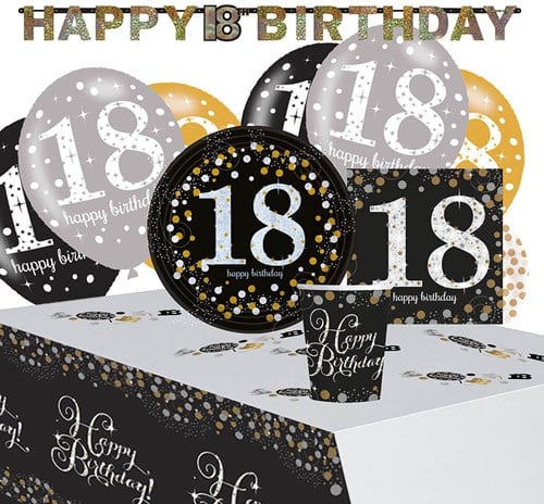Feestpakket 18 Jaar Sparkling Celebrations (41 stuks)