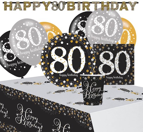 Feestpakket 80 Jaar Sparkling Celebrations (41 stuks)