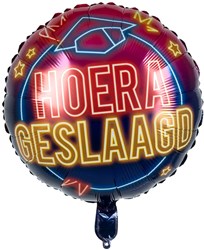 Folieballon "Hoera Geslaagd" (45cm)