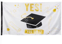 Gevelvlag Yes You Did It (150x90cm)
