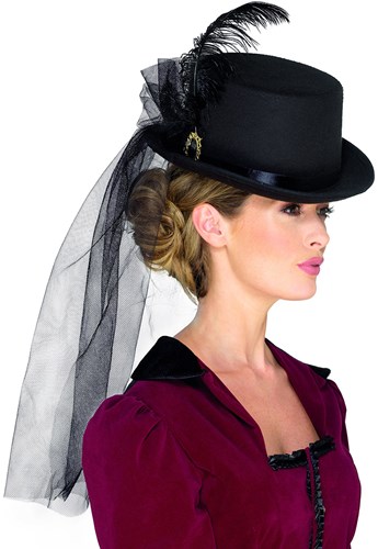 COSDREAMER Victoriaanse hoed voor dames, vintage theekransje, zonnehoed, bloemen, platte hoed (M