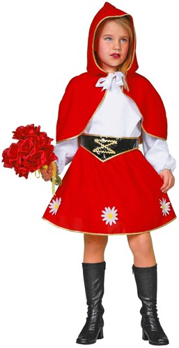 Kinderkostuum Roodkapje voor meisjes