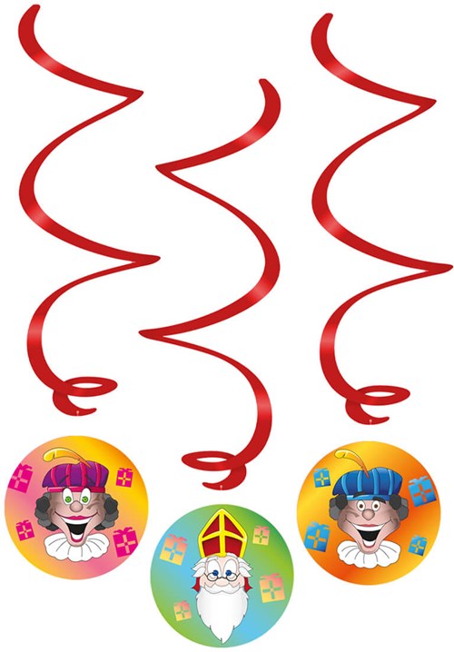 Hangdecoratie Welkom Sint & Piet - 3st