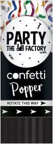 Party Popper Multi 11cm