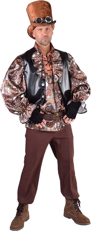 Broek Klassiek Luxe Bruin-3