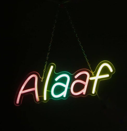 LED Neon Sign Alaaf Rood-Geel-Groen - 40x14cm
