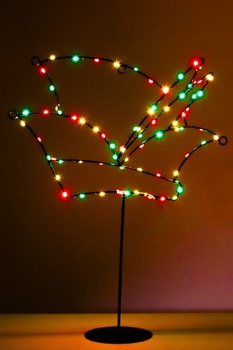 Carnaval Deco Prinsensteek met Verlichting - 40x48cm