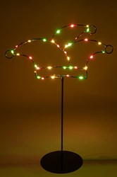 Carnaval Deco Narrenmuts met Verlichting - 41x30cm
