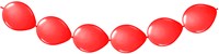 Doorknoopballonnen 8st. Rood