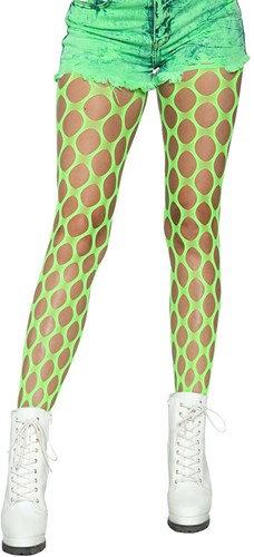 Panty met Gaten Neon Groen