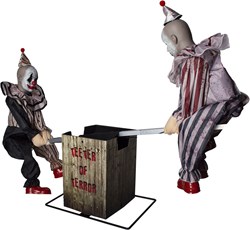 Halloween Decoratie Clowns op Wipwap (125x313x95cm)