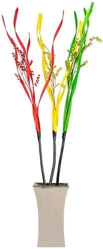 Carnaval Deco Takken Rood-Geel-Groen 3st - 150cm
