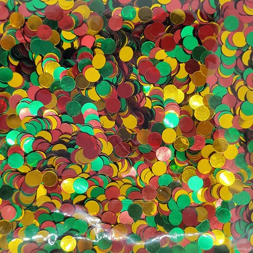 Metallic Confetti Rood-Geel-Groen (100 gram) (1)