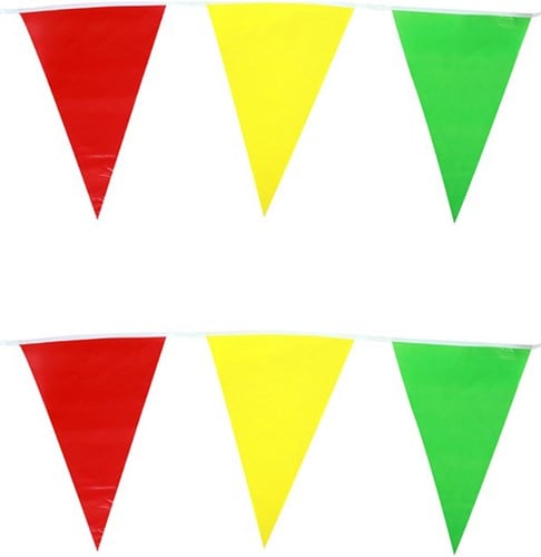 Vlaggenlijn Rood/Geel/Groen (10m)
