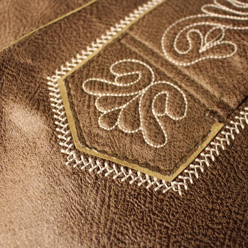 Lederhose Lang Antiek Bruin  -2