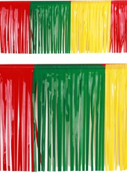 Brandvertragende Slinger met Franjes Rood-Geel-Groen