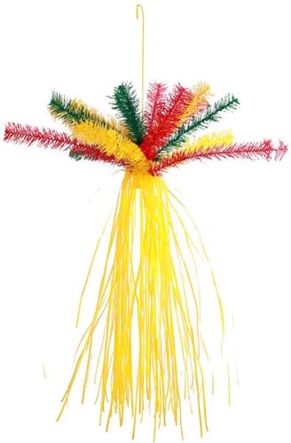 Brandvertragende Carnaval Decoratie Rood-Geel-Groen (60x80cm)