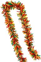 Brandvertragende Draaiguirlande Rood-Geel-Groen 5m (PVC)