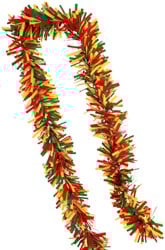 Brandvertragende Draaiguirlande Rood-Geel-Groen 5m (PVC)