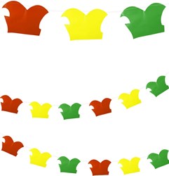 Brandvertragende Slinger Rood-Geel-Groen - 10m (PVC)