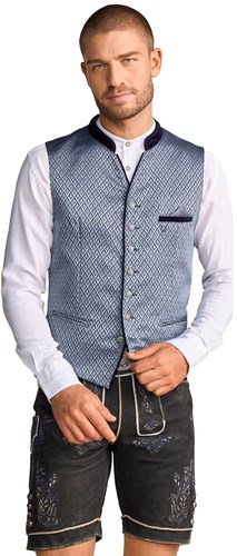 Trachtenvest Aleksandar Luxe Blauw 