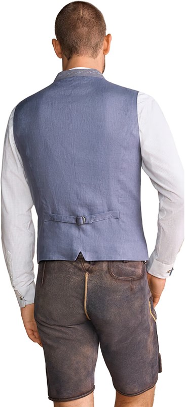 Trachtenvest Aiden Luxe Hellblau (achterkant)