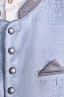 Trachtenvest Aiden Luxe Hellblau (patroon)