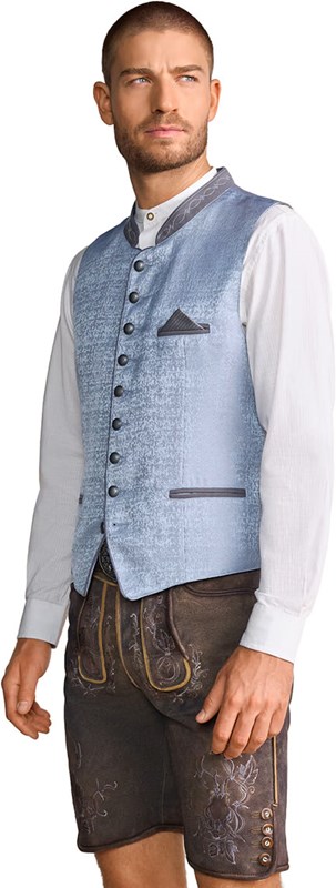 Trachtenvest Aiden Luxe Hellblau