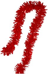 Brandvertragende Draaiguirlande Rood - 5m (PVC)