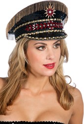 Pet Burningman Zwart-Goud met Franjes