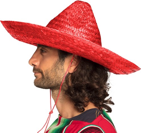 Sombrero Santiago Rood (zijkant)