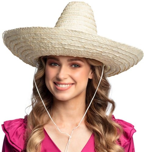 Sombrero Puebla Naturel - 49cm