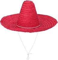Sombrero Puebla Rood  49cm (1)