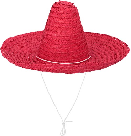 Sombrero Puebla Rood  49cm (1)