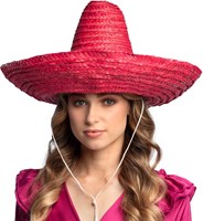 Sombrero Puebla Rood - 49cm