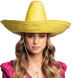Sombrero Puebla Geel - 49cm