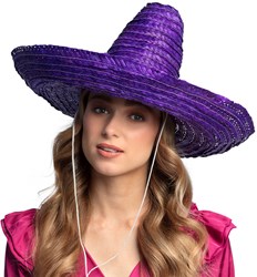 Sombrero Puebla Paars - 49cm