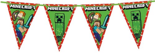 Minecraft Vlaggenlijn (voorbeeld)