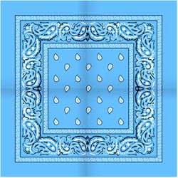 Zakdoek Lichtblauw (54x54cm)