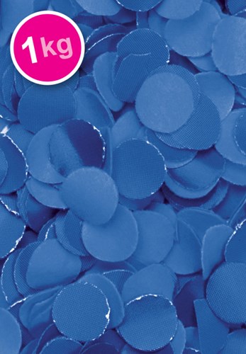 Confetti 1 Kilo Blauw