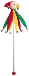 Harlekijn stok 45cm (Clowntje op Stok)