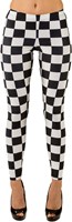 Legging Zwart/Wit Geblokt