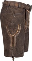 Geitenleer Lederhose Roger Bruin met Riem (rechts, 2)