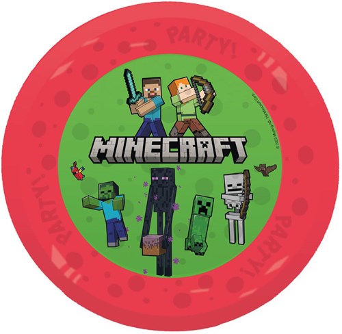 Minecraft Herbruikbare Borden 4st - 21cm