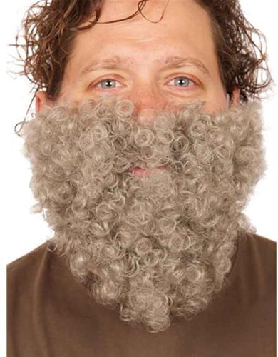 Baard kabouter kort grijs