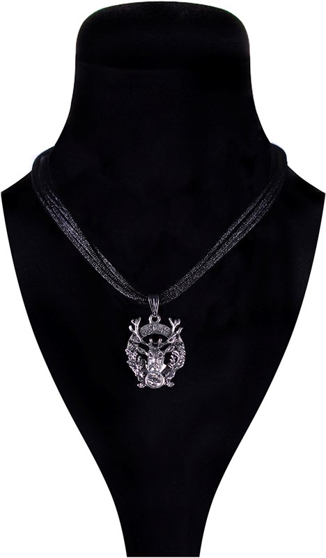 Tiroler Trachten Ketting Hert met Strass-2