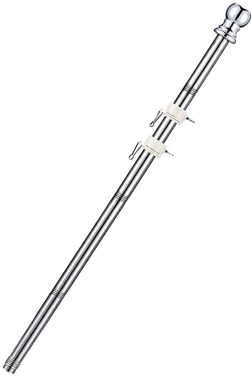 Vlaggenset Compleet incl Aluminium Muurhouder (vlaggenstok)