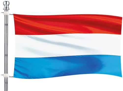 Vlaggenset Compleet incl Aluminium Muurhouder