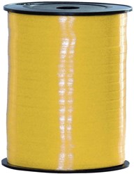 Cadeaulint Geel 10mm Breed, 250m op Rol