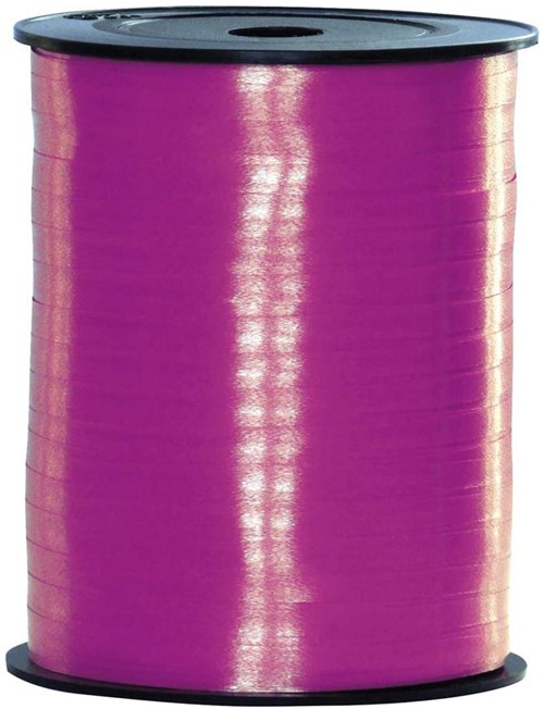 Cadeaulint Pink 5mm Breed, 500m op Rol